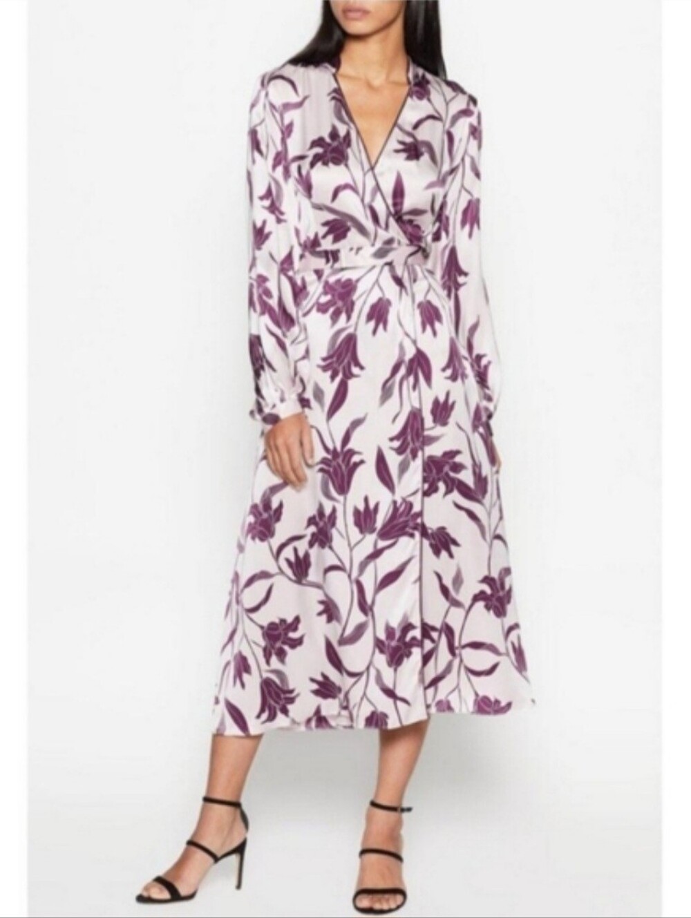 Equipment Femme Andrese Dress in Rose Pale Prune Violette